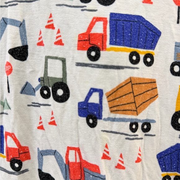 Little Sleepies Construction Trucks PJ set - Picture 2 of 4